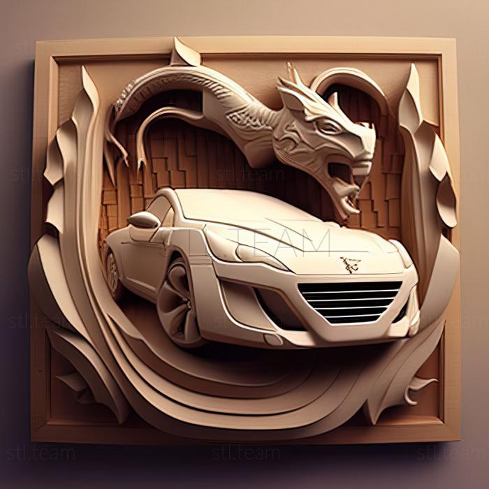 3D model Peugeot RCZ (STL)